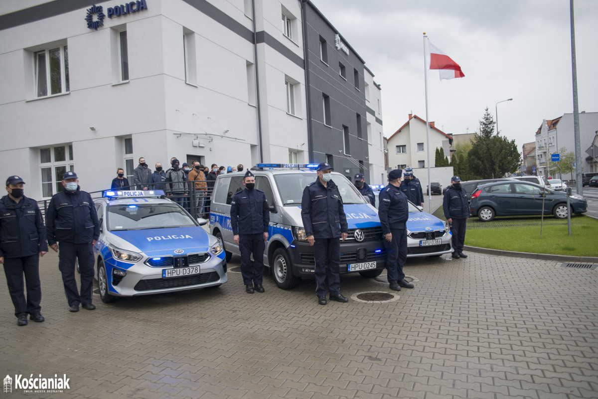 Policjanci w Kościanie w hołdzie zastrzelonemu koledze [ZDJĘCIA, FILM]