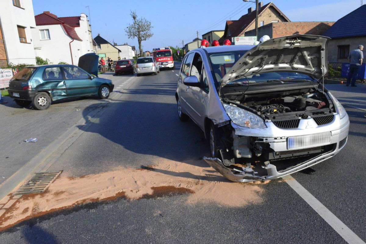 Zderzenie dwóch samochodów w Czaczu [ZDJĘCIA]
