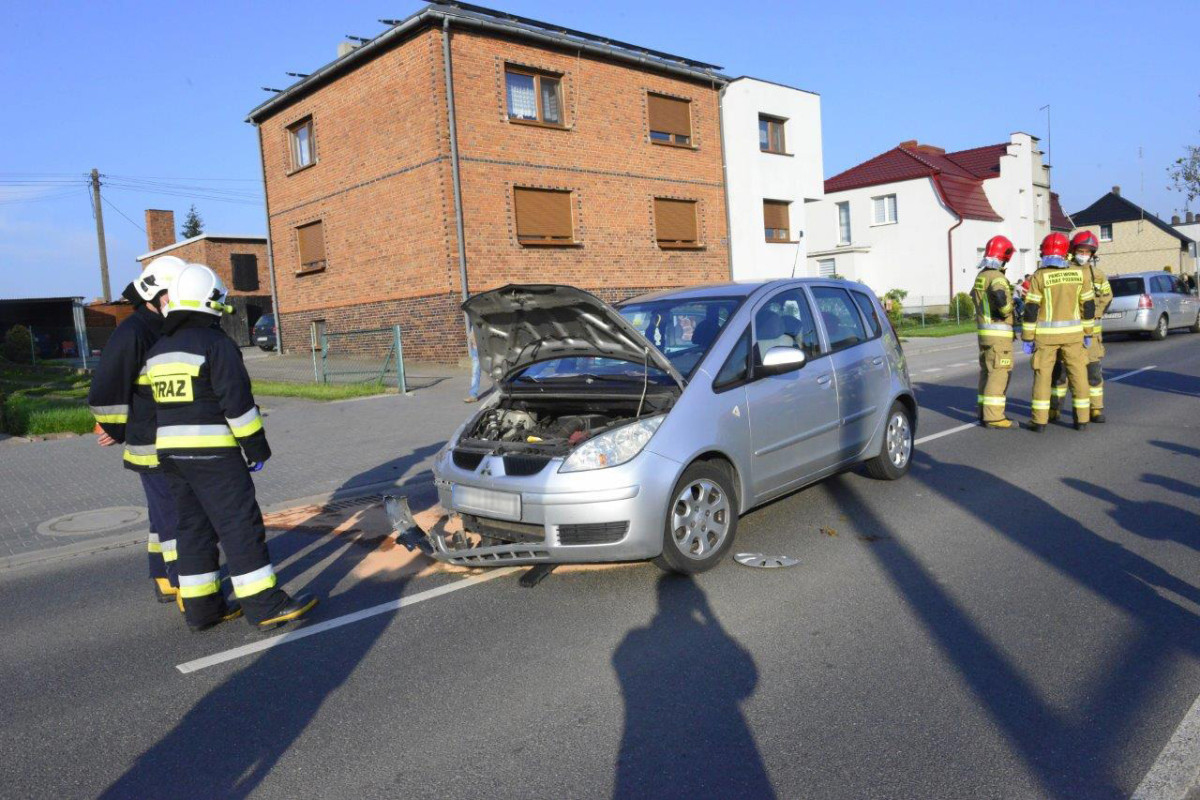 Zderzenie dwóch samochodów w Czaczu [ZDJĘCIA]