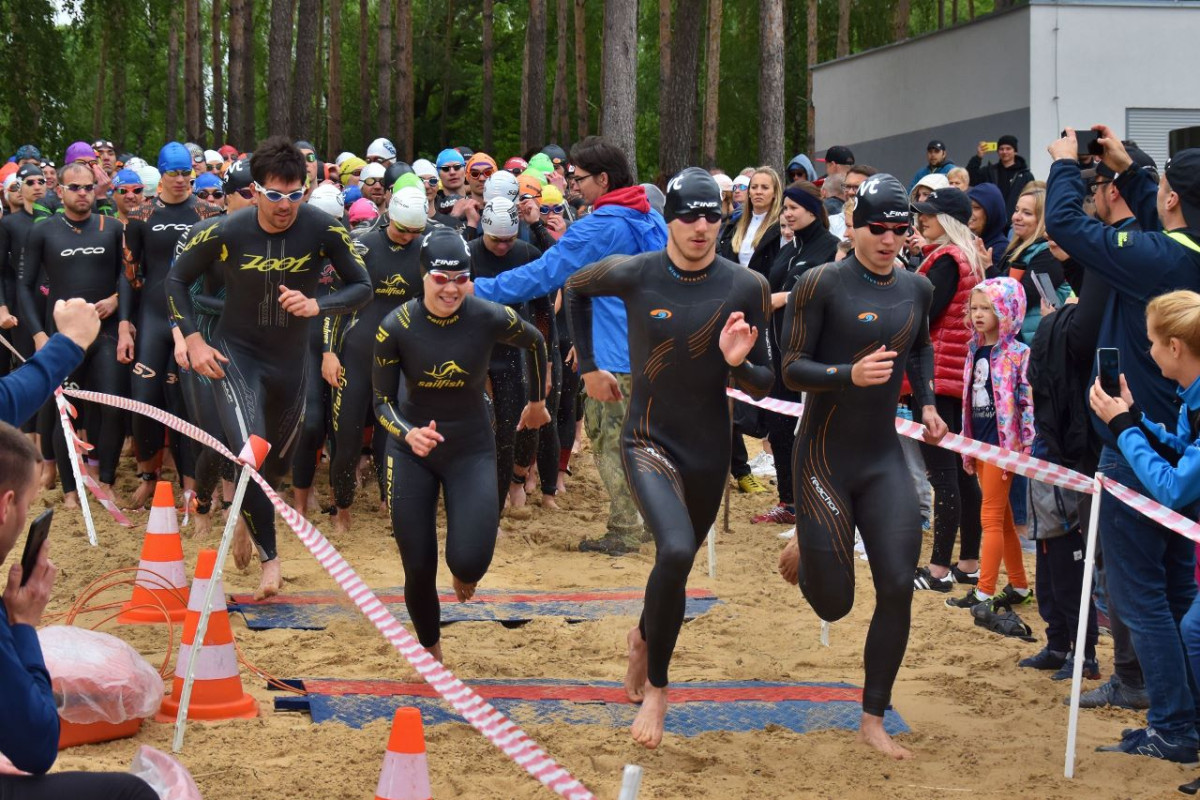 Triathlon 2021 w Nowym Dębcu [ZDJĘCIA]