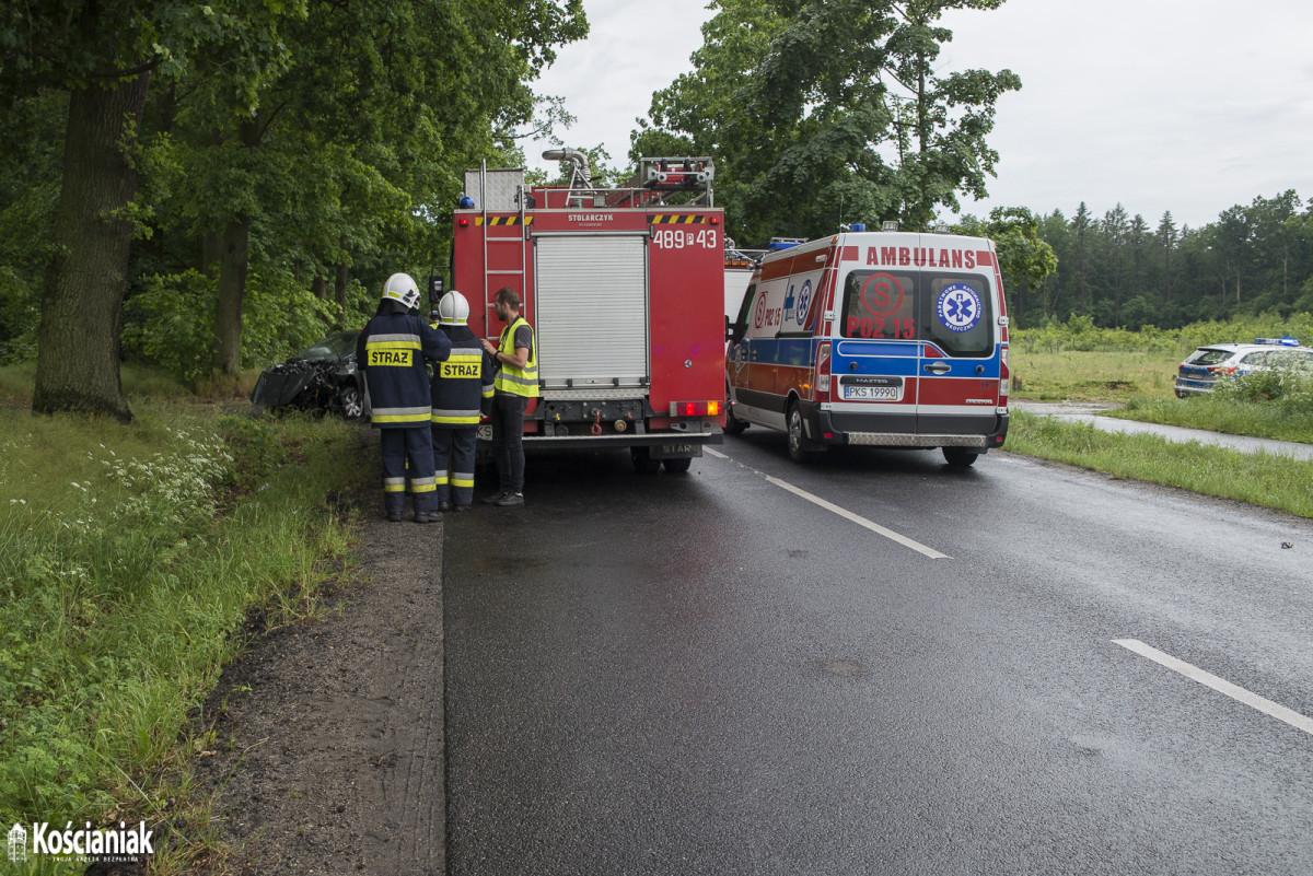 Śmierć w czołowym zderzeniu pomiędzy Racotem a Gryżyną [ZDJĘCIA]