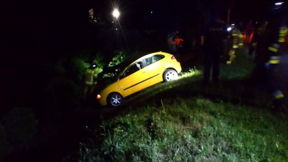 Dachował w Nietążkowie. Był pijany [ZDJĘCIA]
