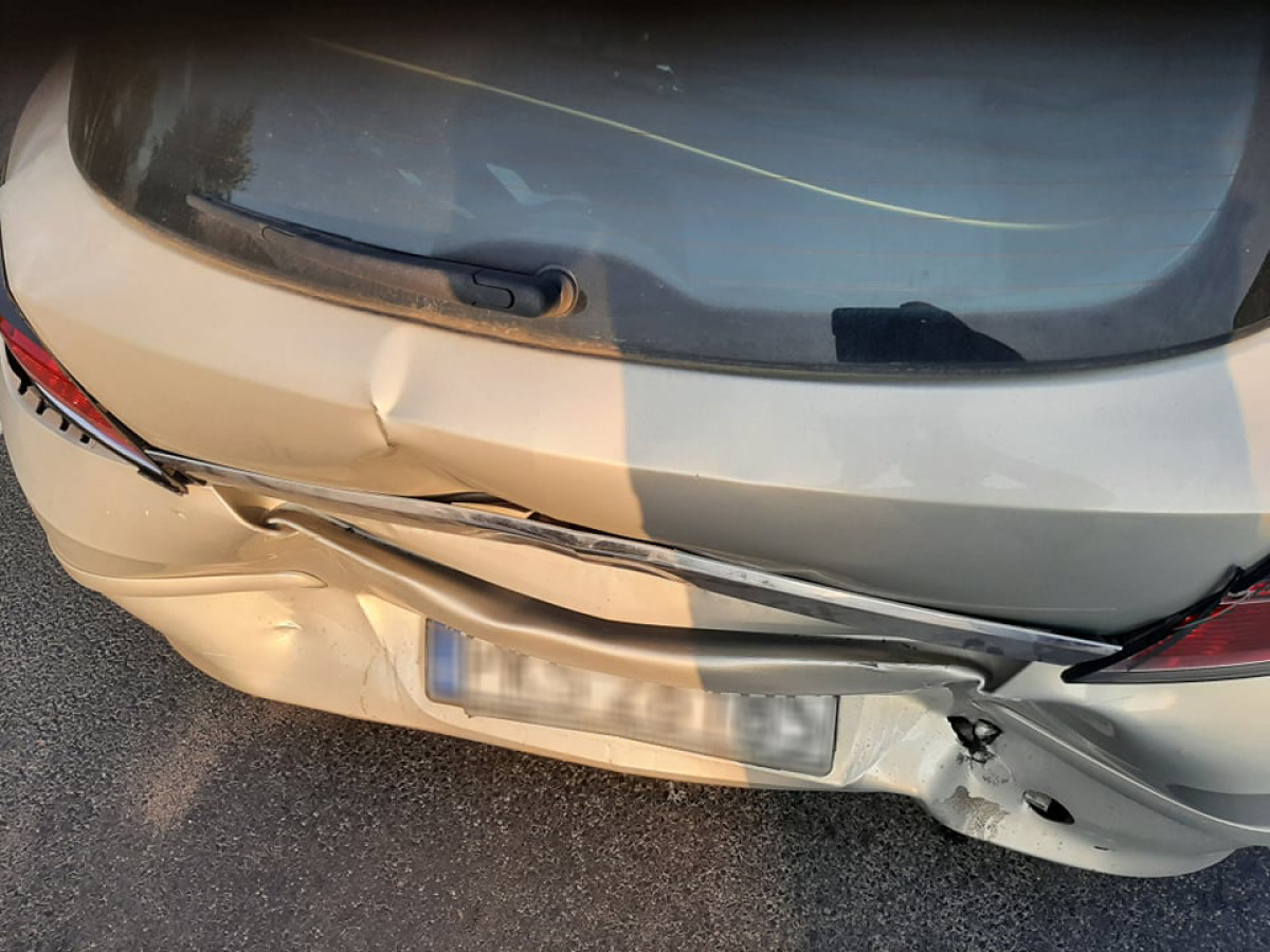 Kolizja na Północnej. Audi najechało na tył opla [ZDJĘCIA]