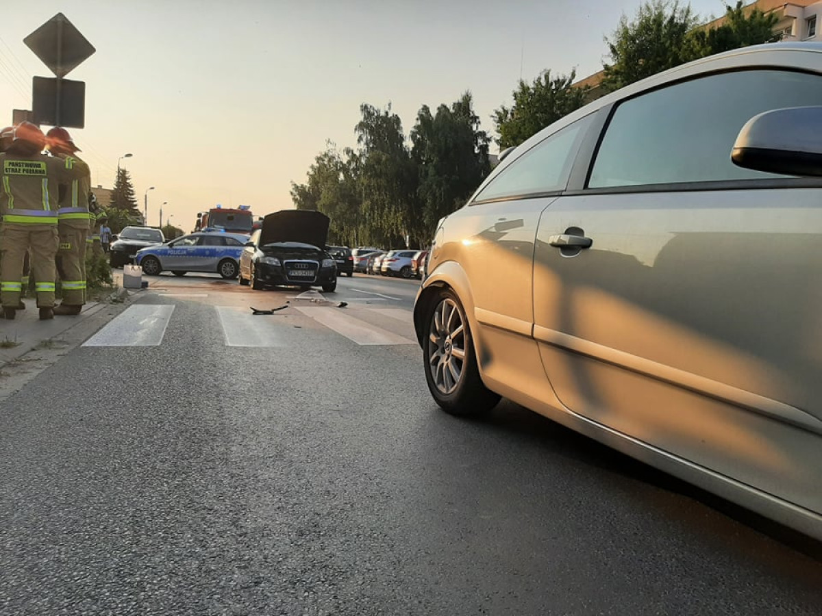 Kolizja na Północnej. Audi najechało na tył opla [ZDJĘCIA]