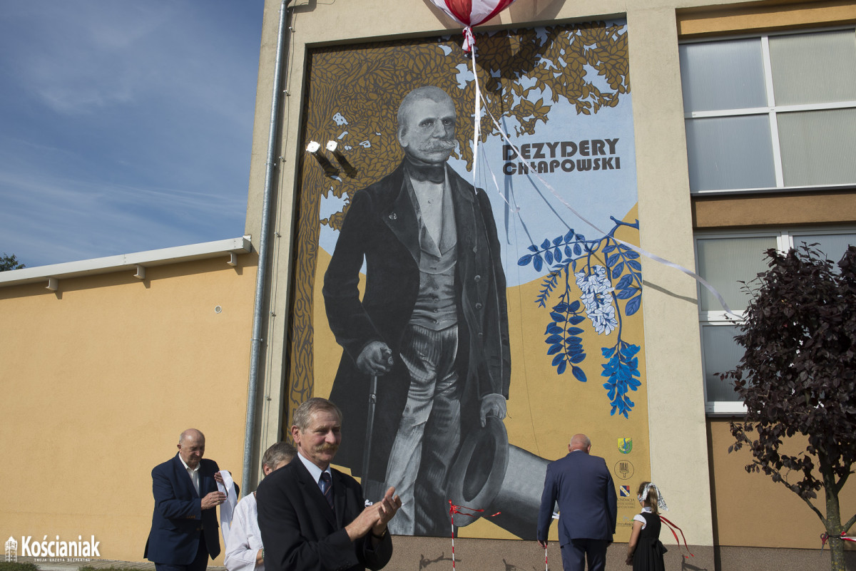 Mural generała Chłapowskiego w Turwi [ZDJĘCIA]