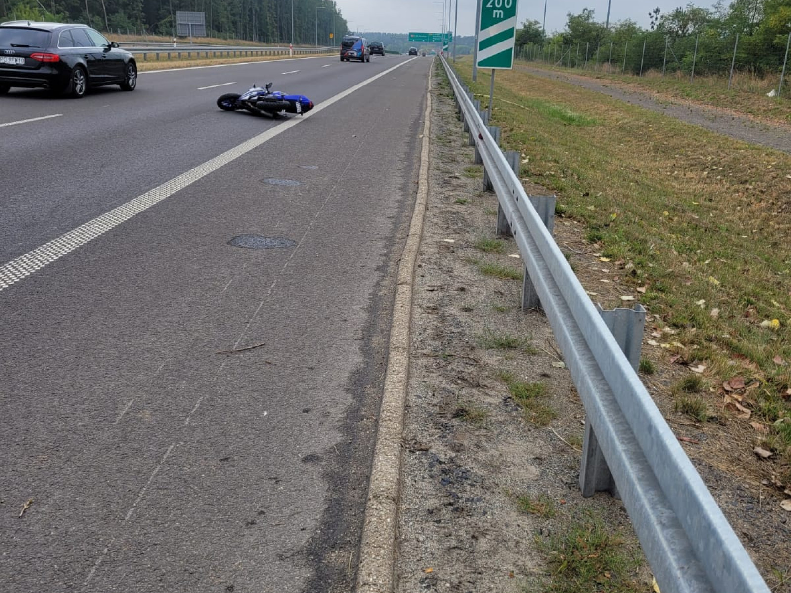 Wypadek na S5. Motocyklista w ciężkim stanie [AKTUALIZACJA]