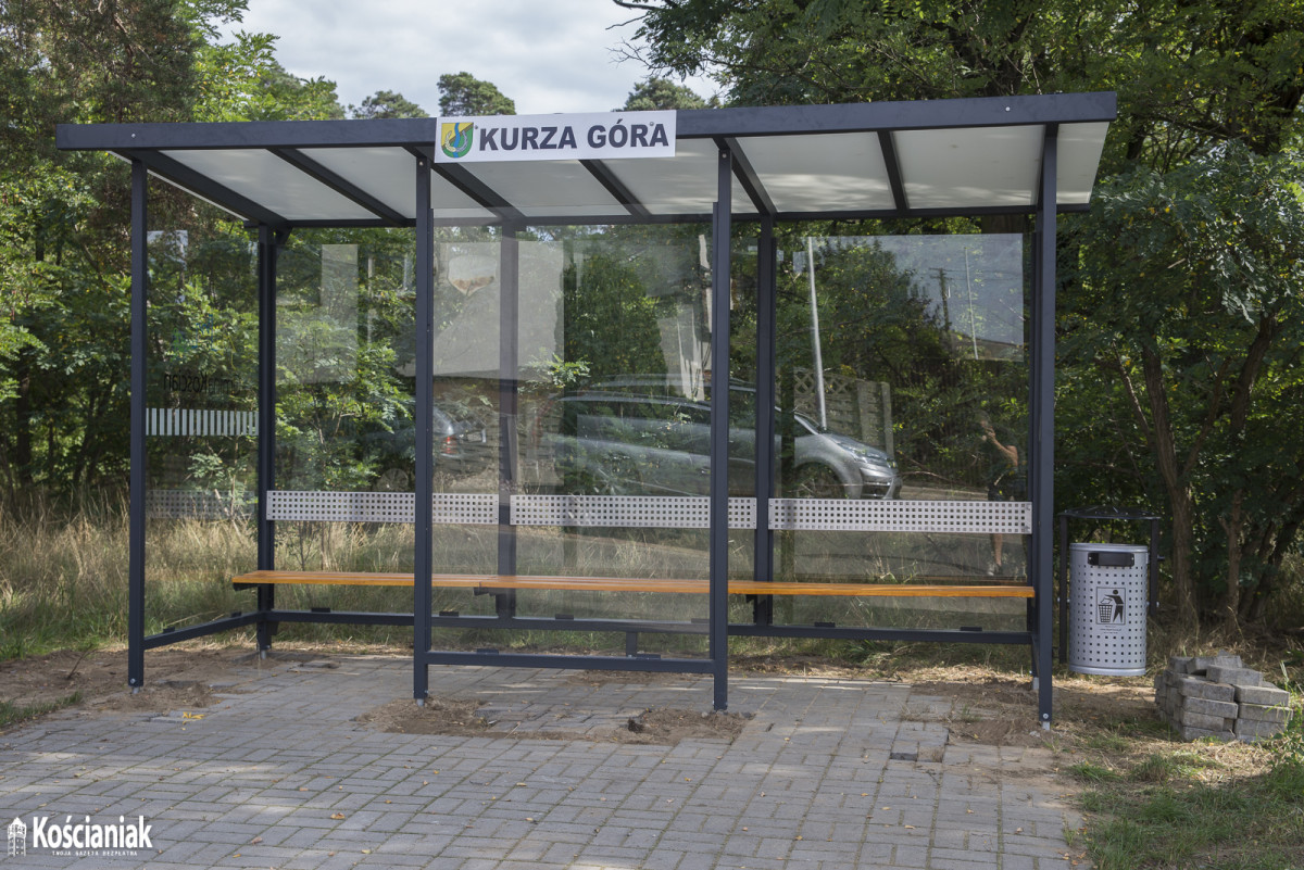Nowe wiaty przystankowe w gminie Kościan