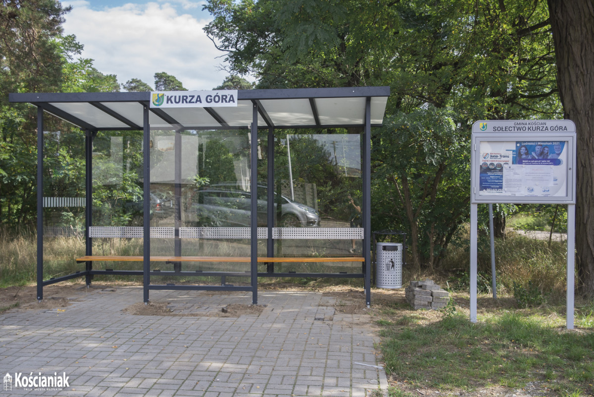 Nowe wiaty przystankowe w gminie Kościan