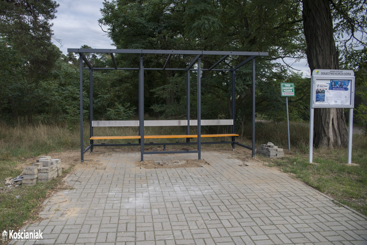 Nowe wiaty przystankowe w gminie Kościan