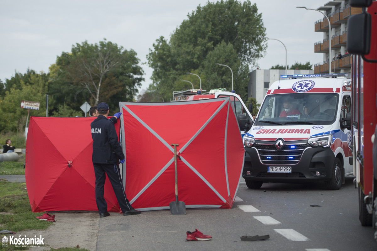 Wypadek na Gostyńskiej. Nie żyje motocyklista [ZDJĘCIA]