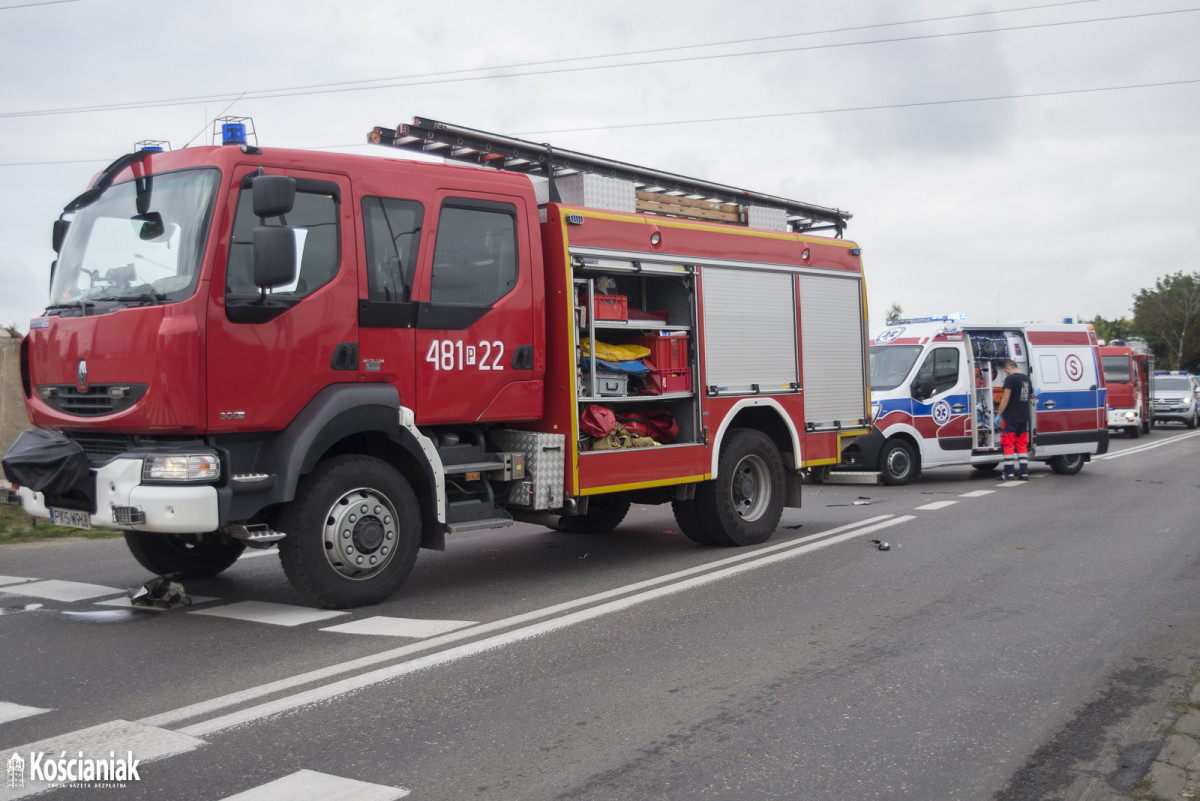 Wypadek na Gostyńskiej. Nie żyje motocyklista [ZDJĘCIA]