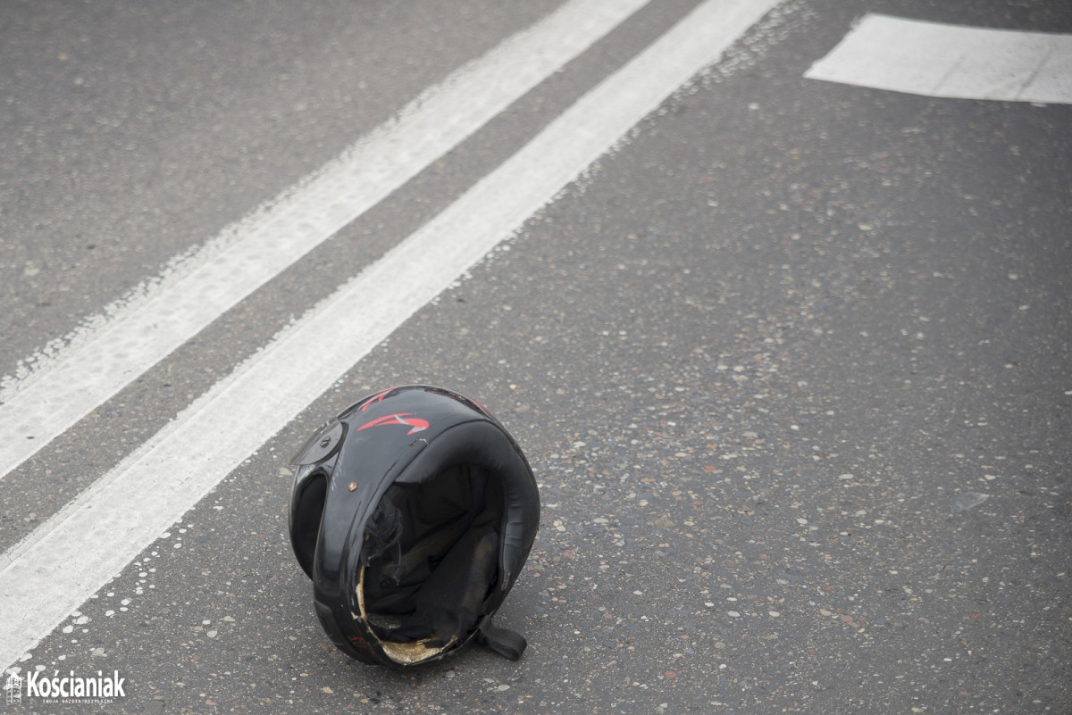 Wypadek na Gostyńskiej. Nie żyje motocyklista [ZDJĘCIA]