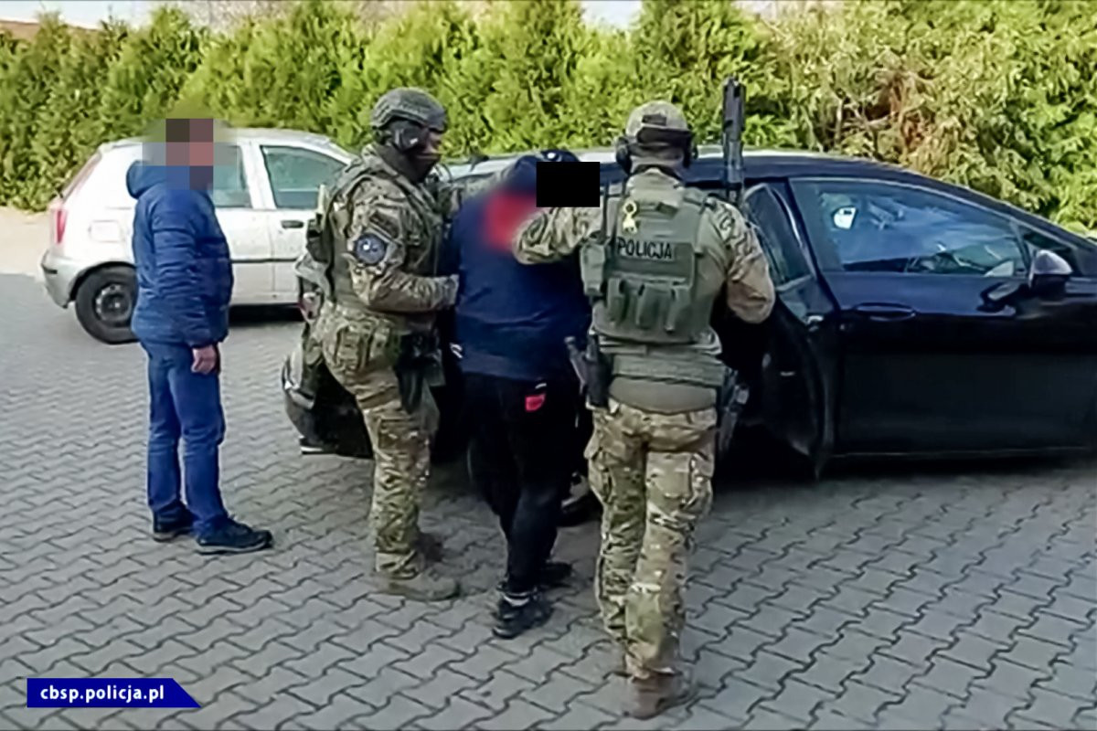 Zatrzymanie gangu przez CBŚP w Kościanie [ZDJĘCIA, FILM]