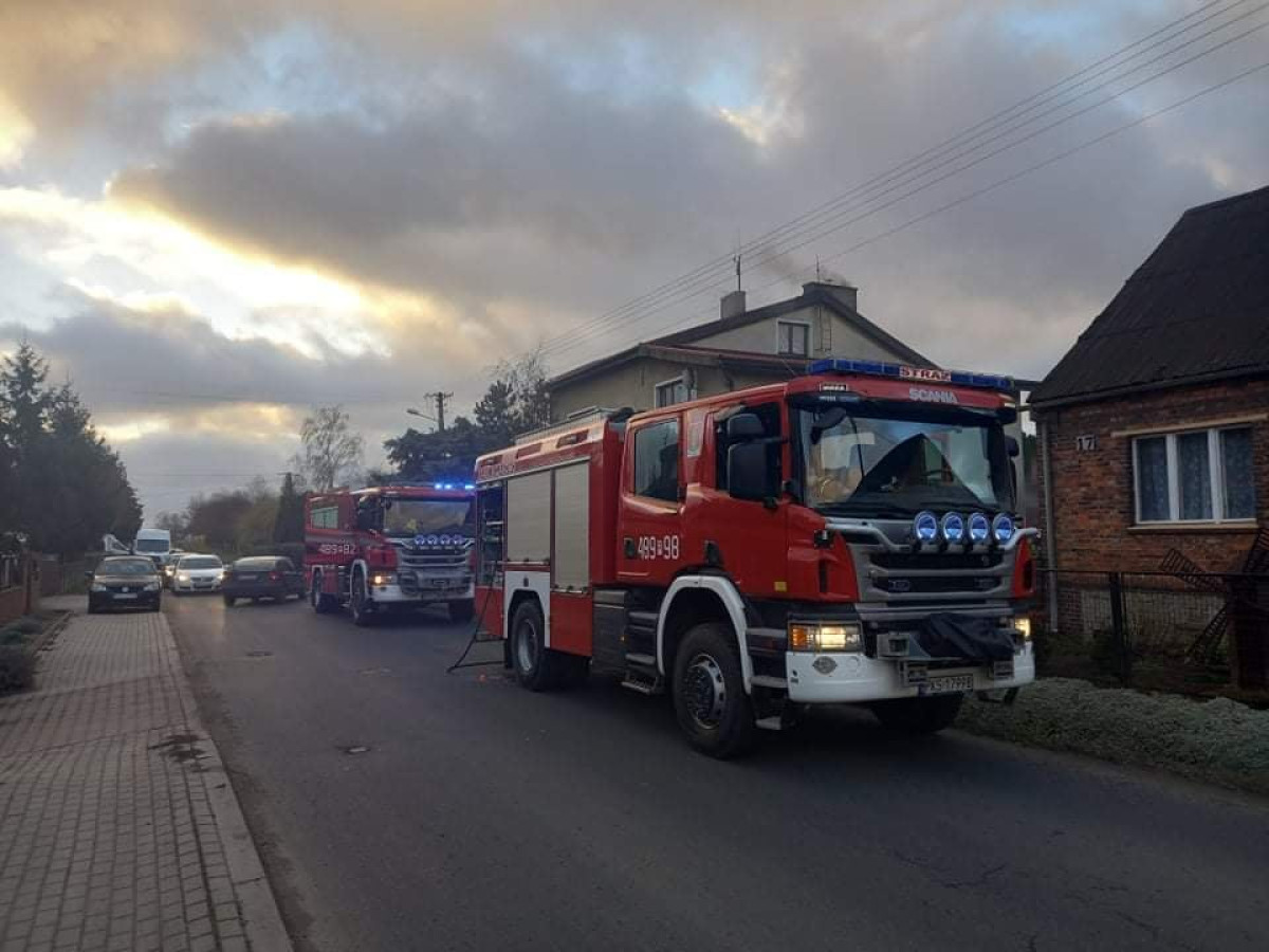 Pożar piwnicy w domu jednorodzinnym [ZDJĘCIA]