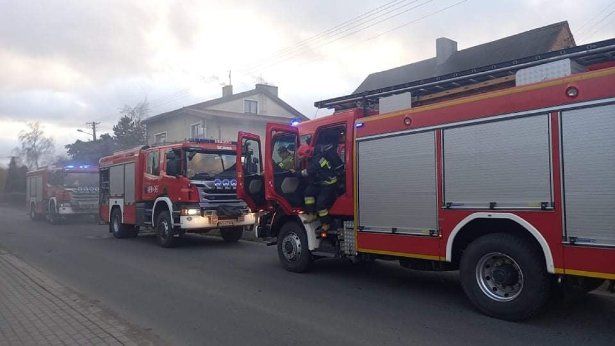Pożar piwnicy w domu jednorodzinnym [ZDJĘCIA]