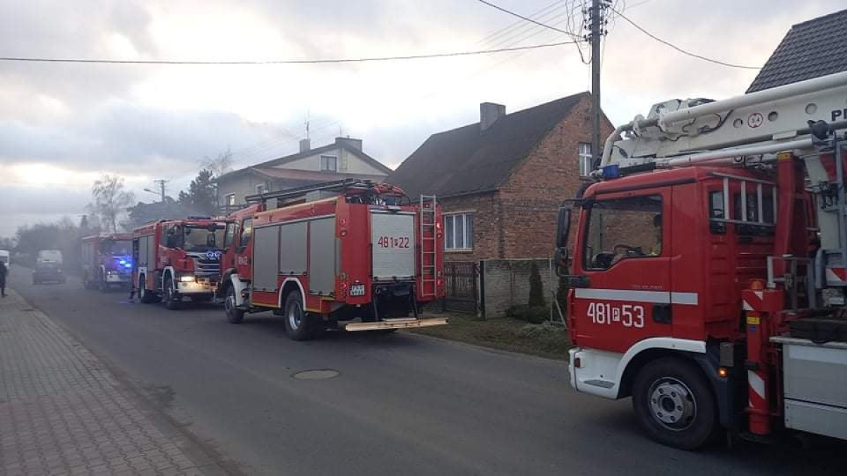 Pożar piwnicy w domu jednorodzinnym [ZDJĘCIA]