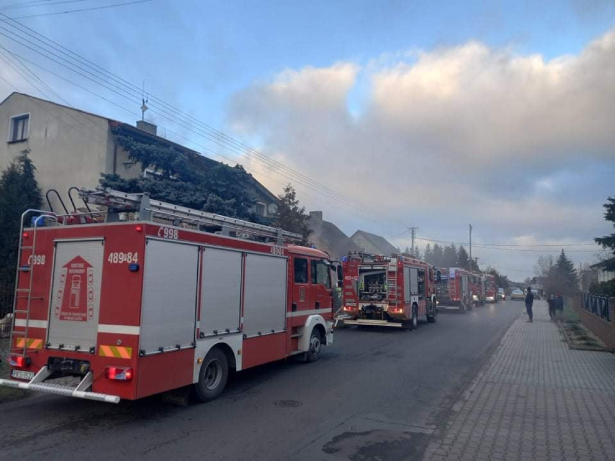 Pożar piwnicy w domu jednorodzinnym [ZDJĘCIA]