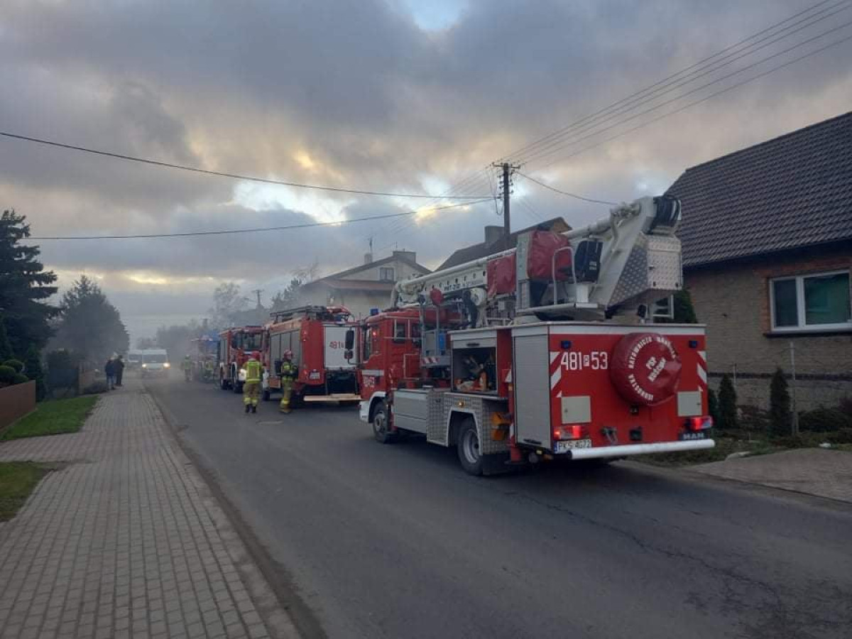 Pożar piwnicy w domu jednorodzinnym [ZDJĘCIA]