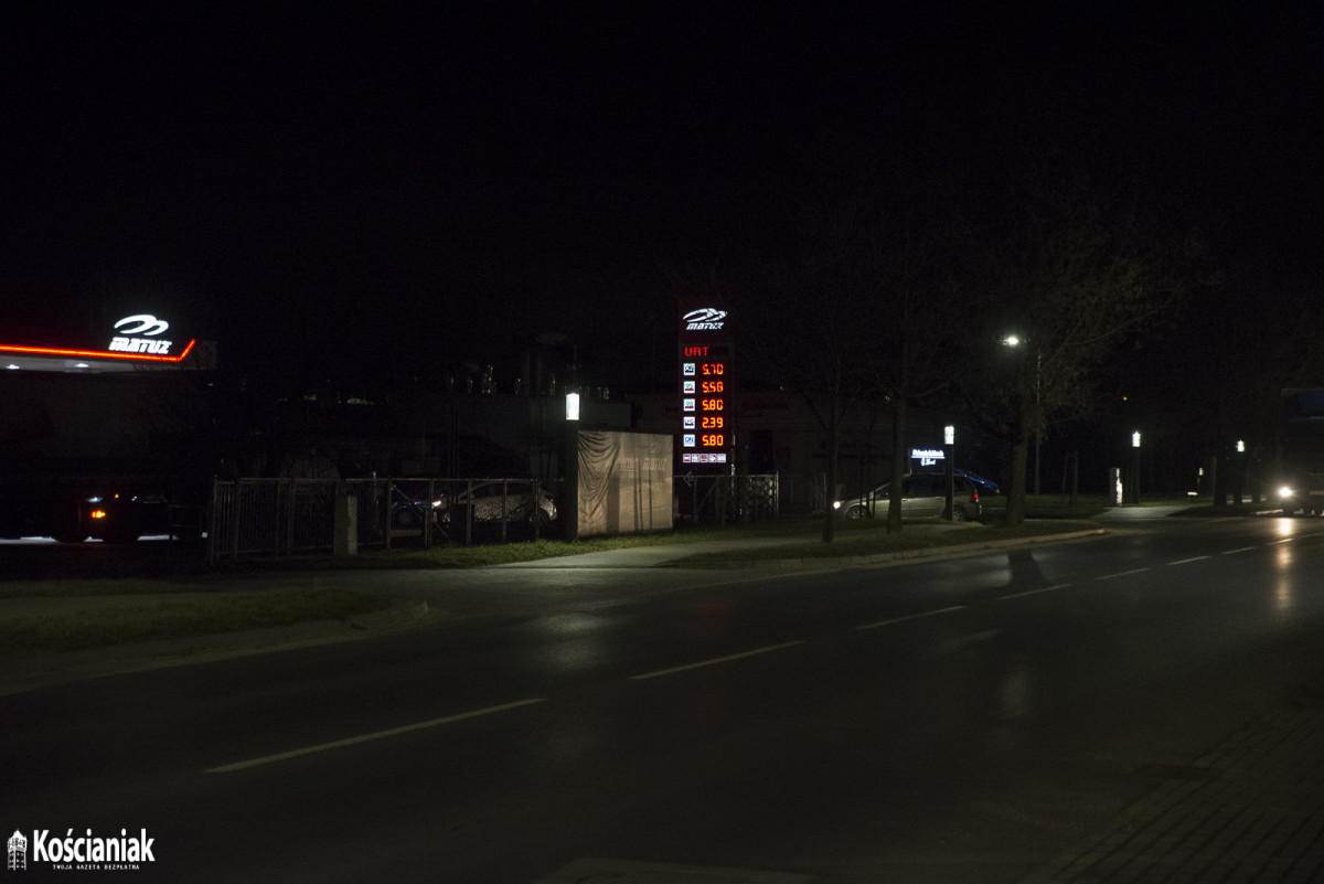 Na niektórych stacjach w Kościanie nie ma już paliwa [ZDJĘCIA]