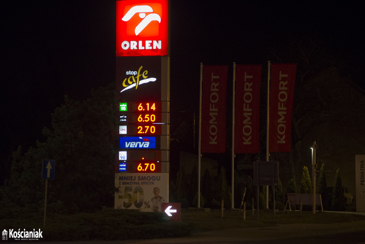 Ceny paliw ciągle rosną. Sprawdzamy Kościan [ZDJĘCIA]