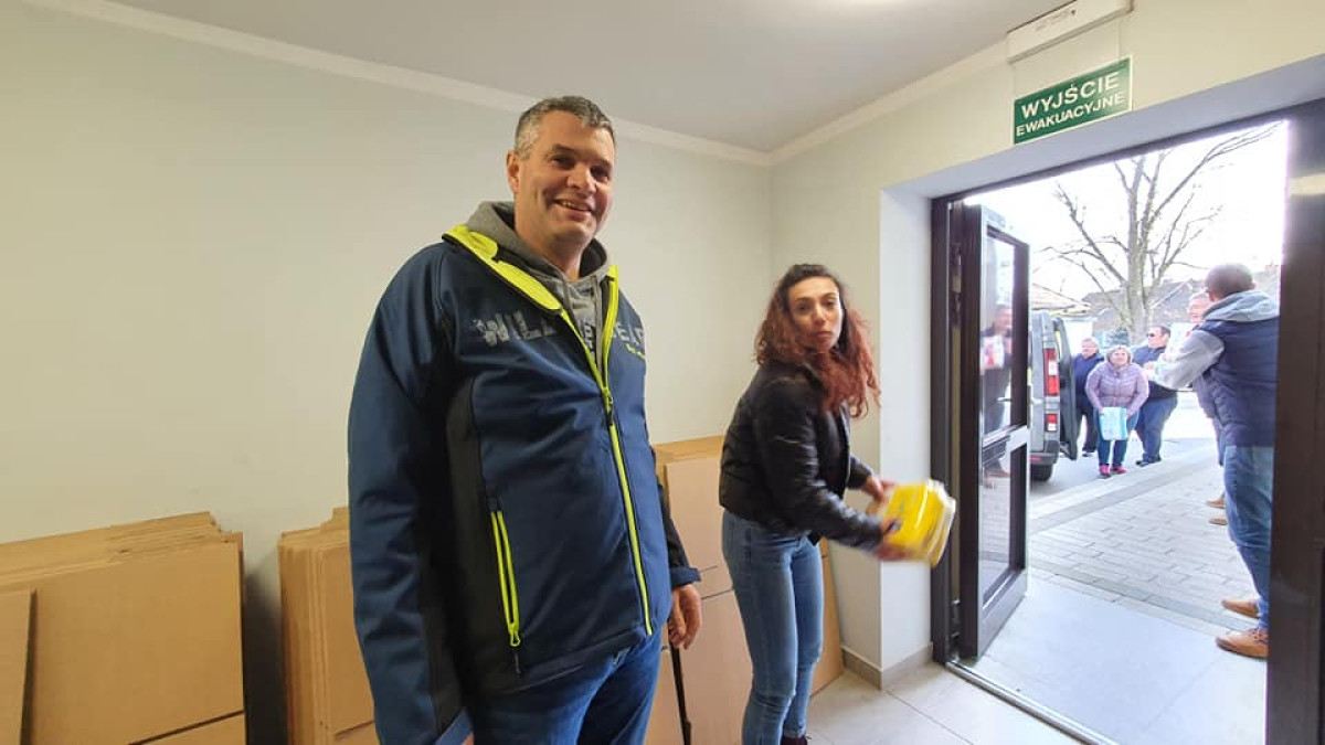 Śmigiel: Francuzi przekazali pomoc dla Ukrainy  [ZDJĘCIA]