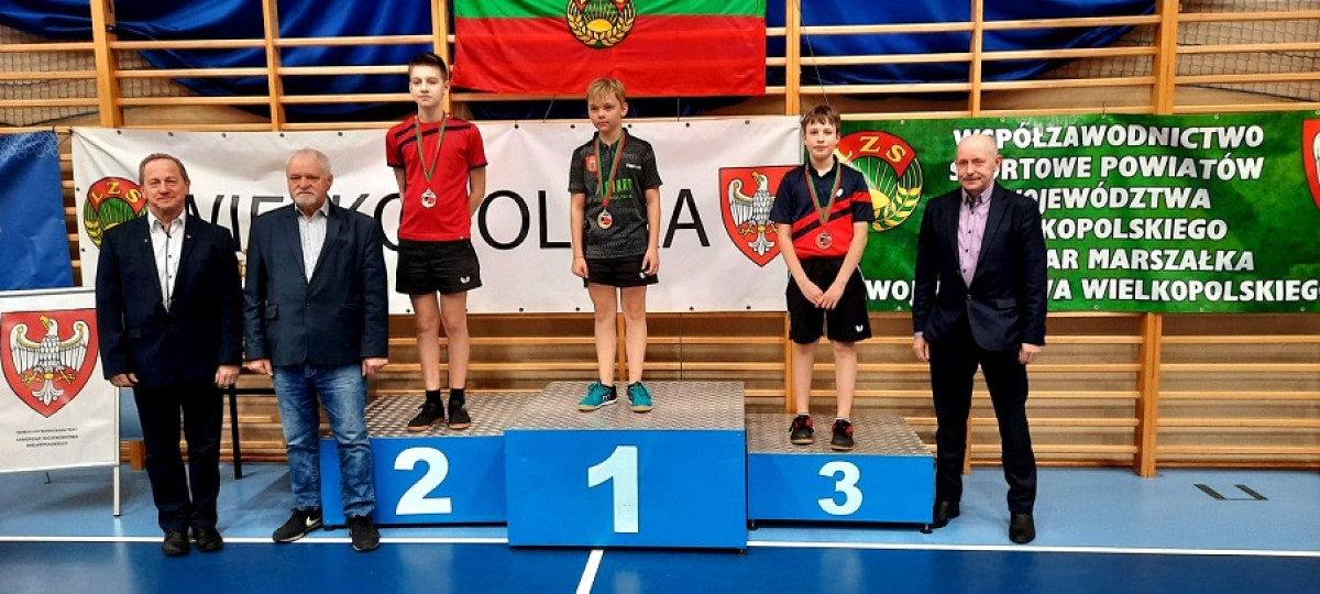 Sukces tenisistów stołowych powiatu kościańskiego