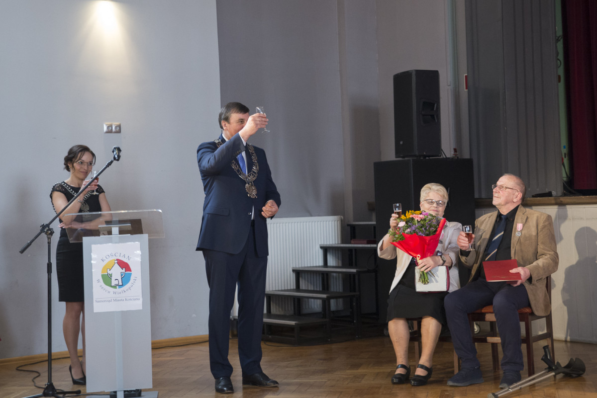 Złote gody w Kościanie. Co najmniej pół wieku razem [ZDJĘCIA]