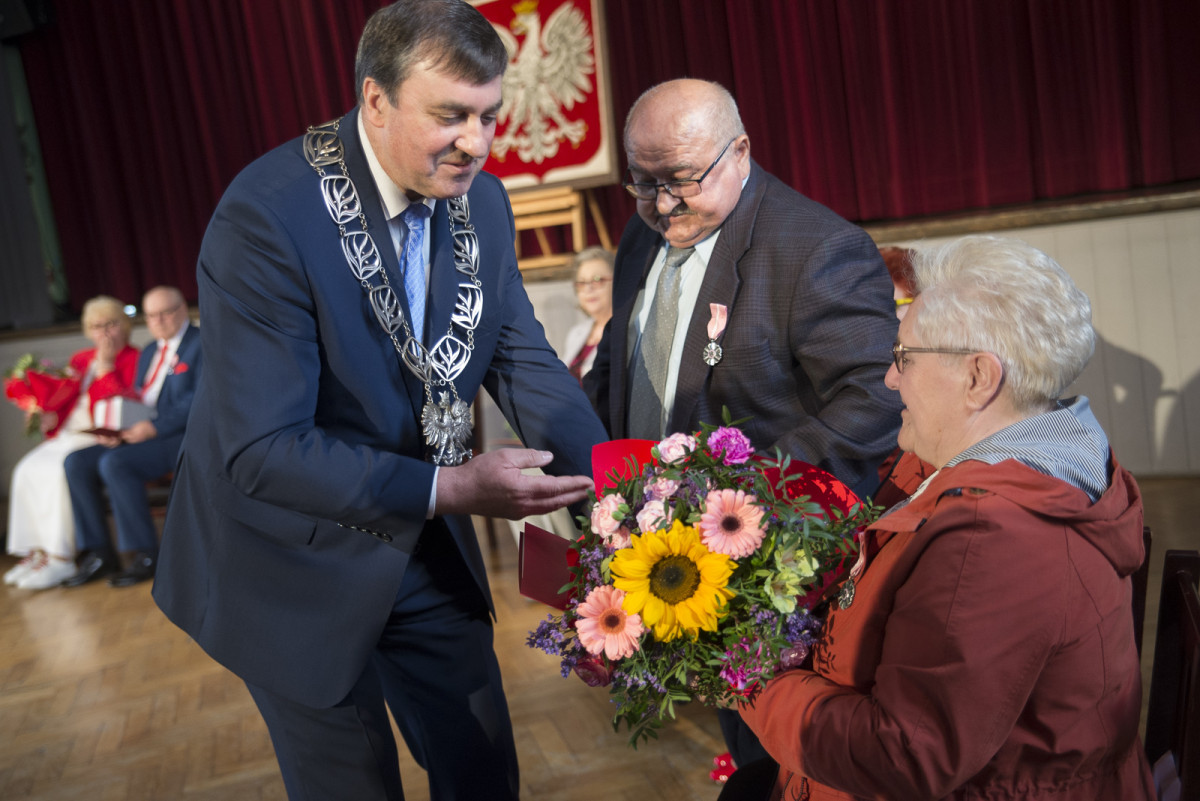 Złote gody w Kościanie. Co najmniej pół wieku razem [ZDJĘCIA]