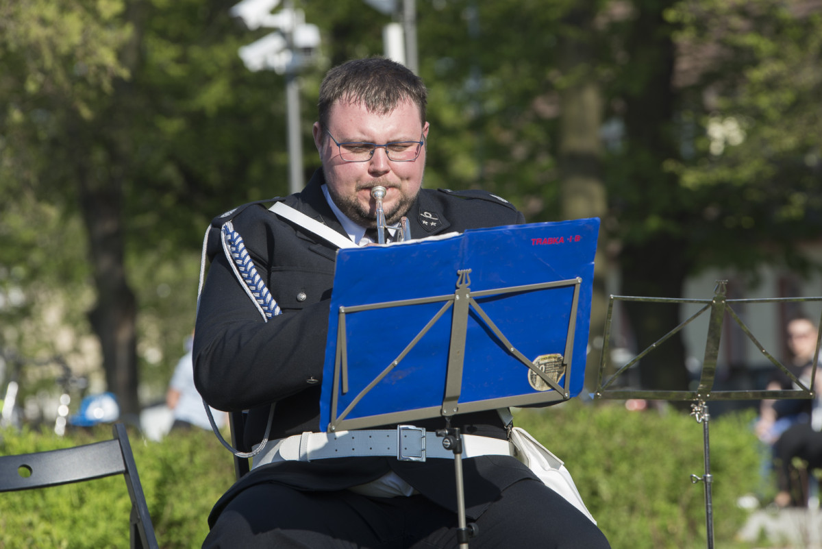 Popołudnie z orkiestrą i mażoretkami na Placu Wolności [ZDJĘCIA]