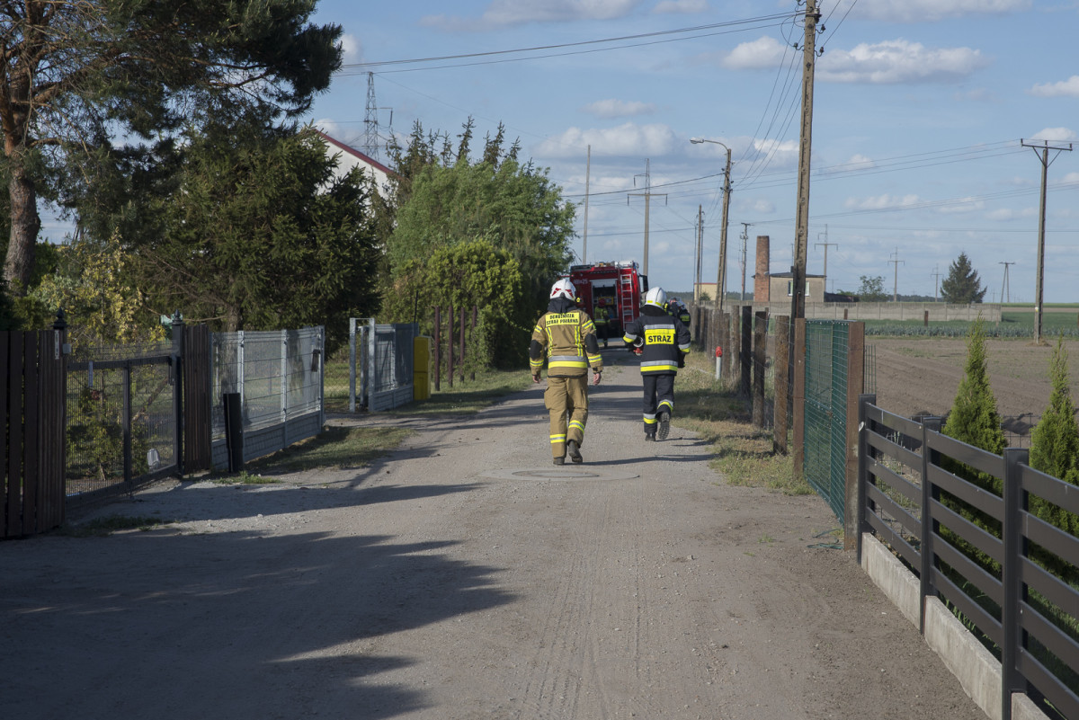 Pożar domu w Kurzej Górze [ZDJĘCIA]