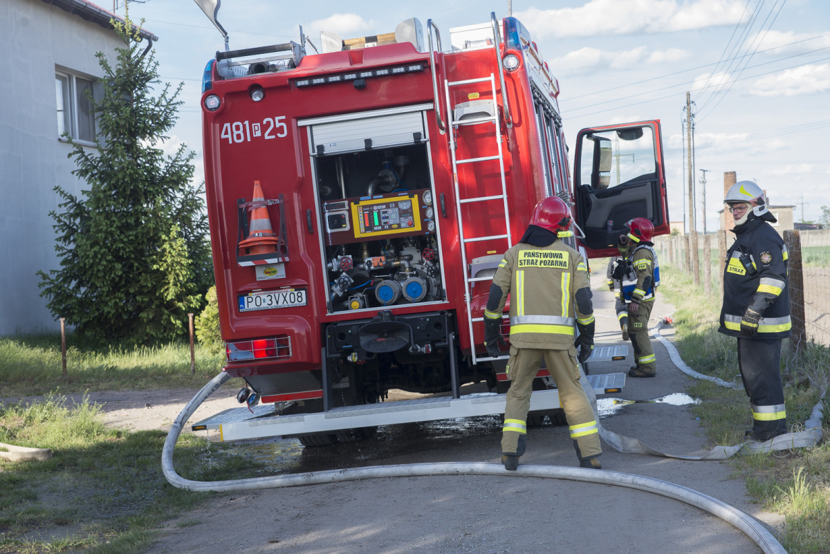 Pożar domu w Kurzej Górze [ZDJĘCIA]