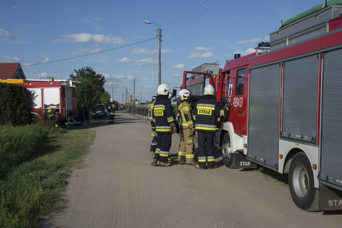 Pożar domu w Kurzej Górze [ZDJĘCIA]