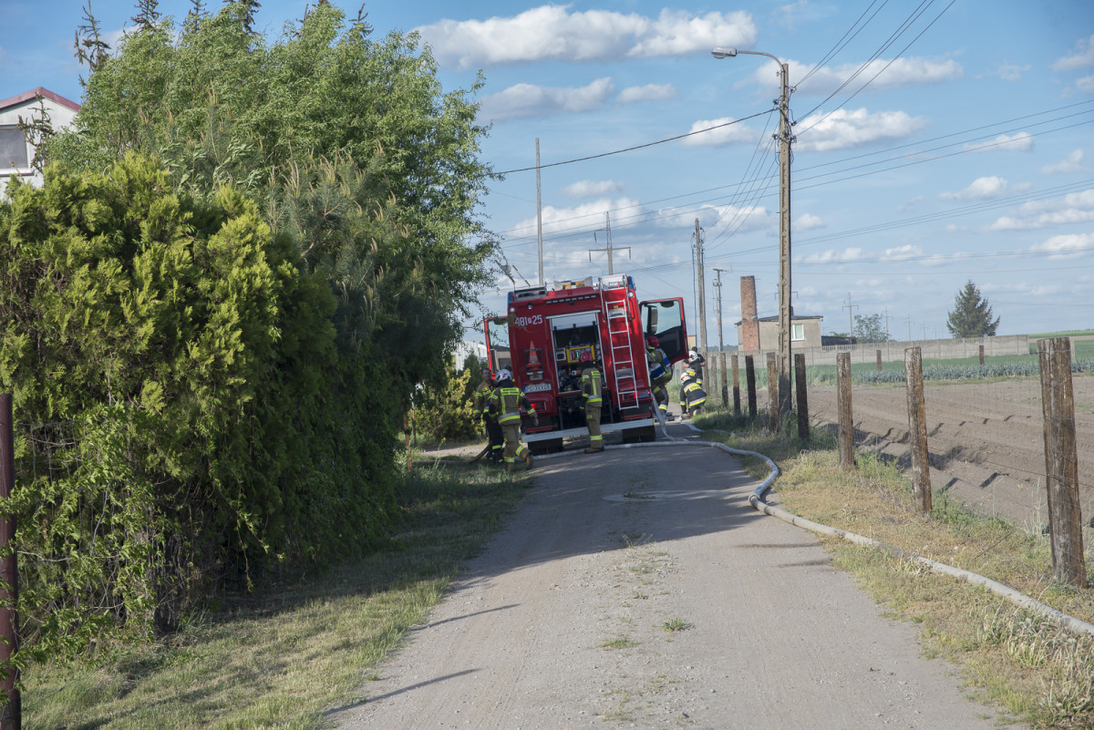 Pożar domu w Kurzej Górze [ZDJĘCIA]