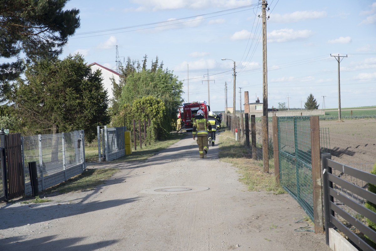 Pożar domu w Kurzej Górze [ZDJĘCIA]