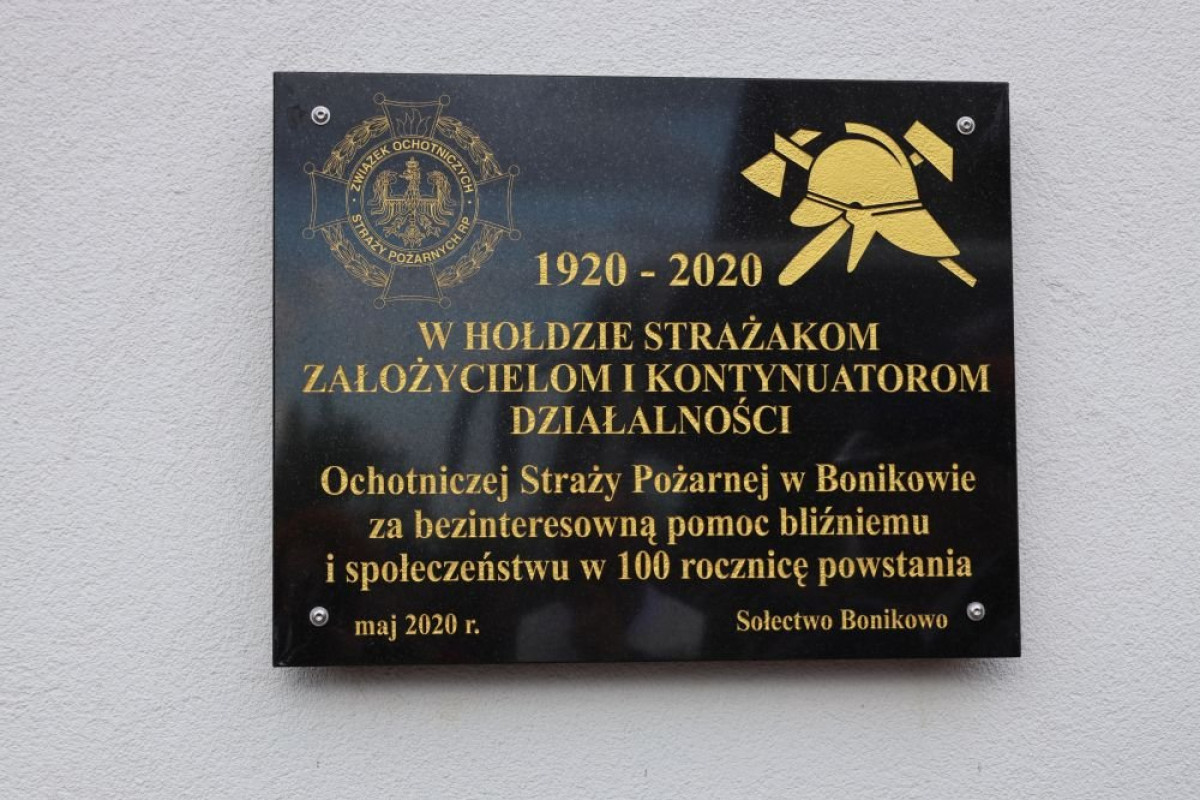 Jubileusz 100-lecia OSP Bonikowo [ZDJĘCIA]