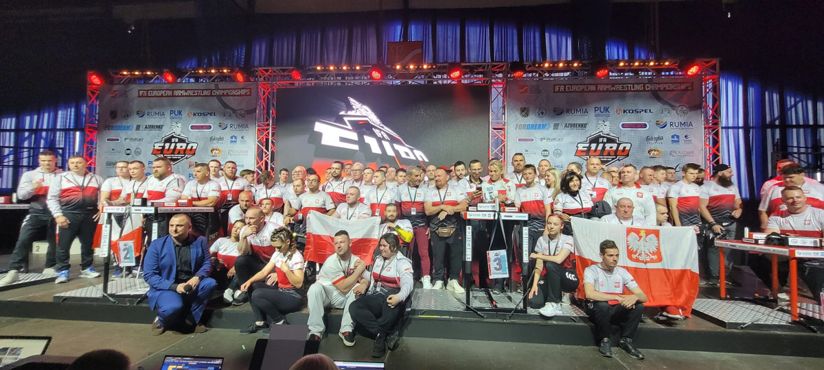 Wicemistrz Europy w armwrestlingu