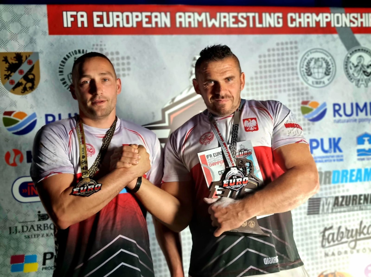 Wicemistrz Europy w armwrestlingu