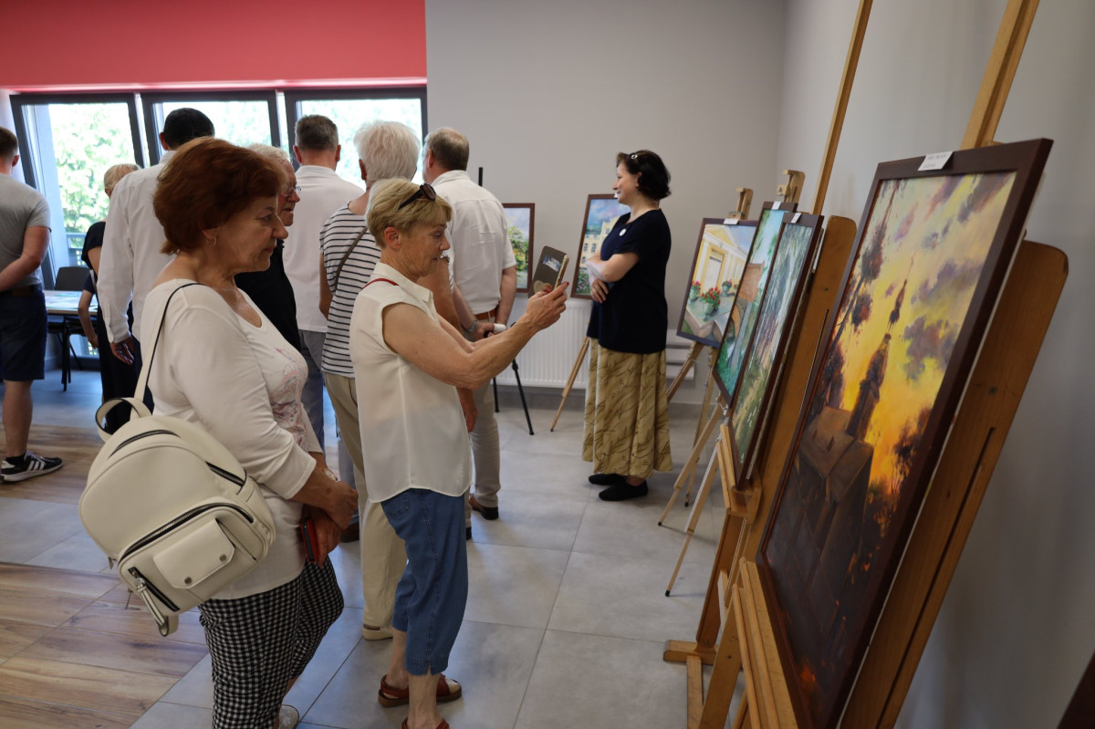 Wernisaż prac powstałych podczas międzynarodowego pleneru [ZDJĘCIA]