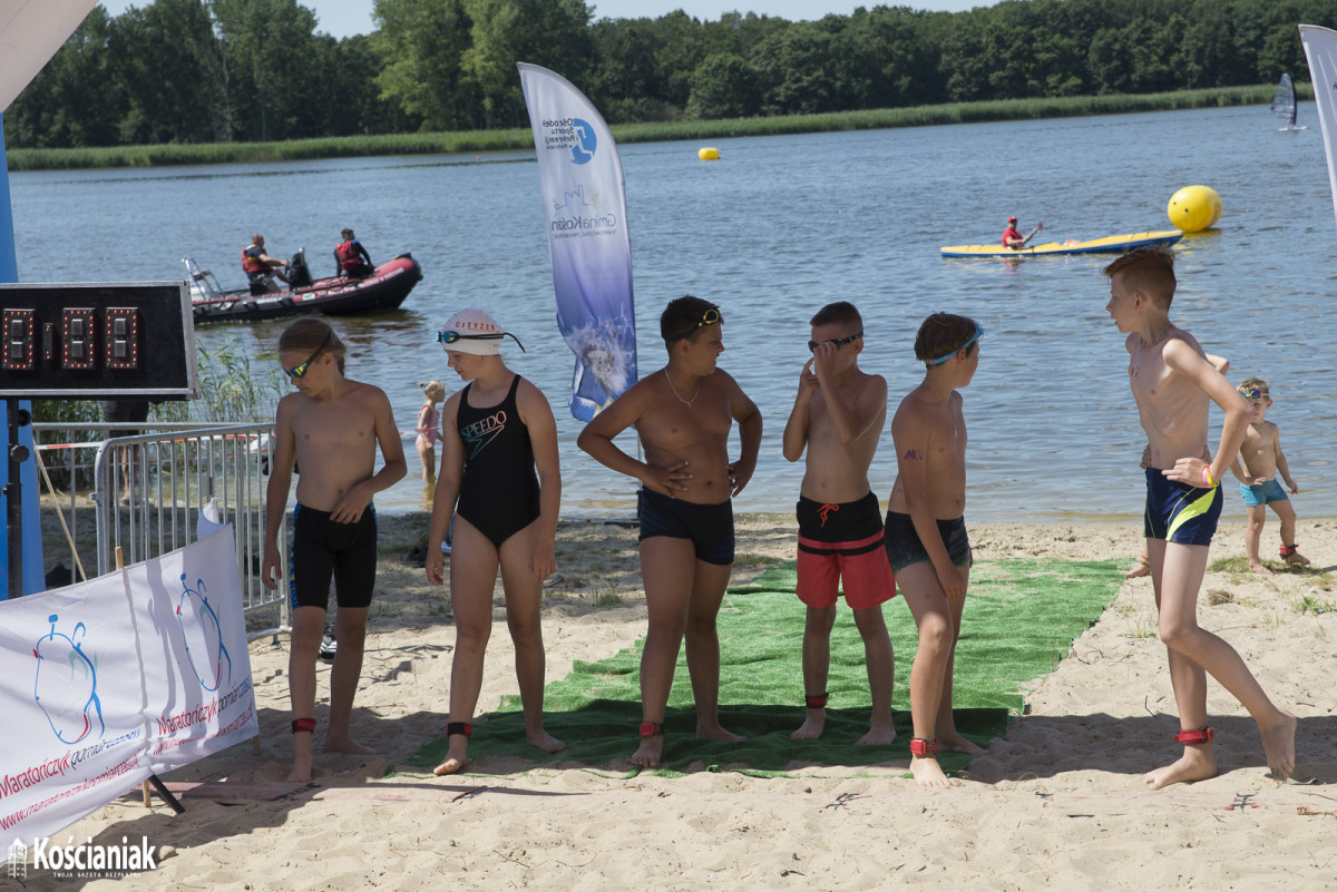 Aquatlon podczas zawodów pływackich w Nowym Dębcu [ZDJĘCIA]