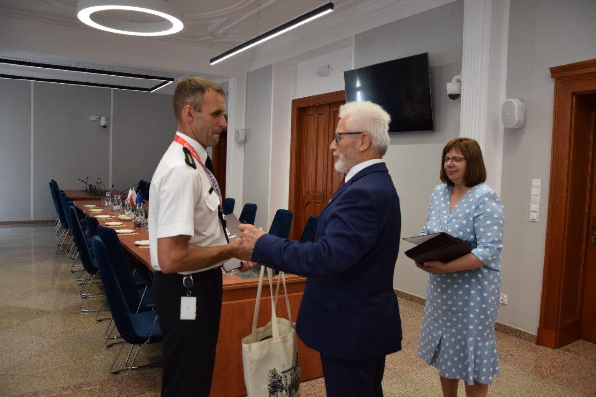 Gratulacje dla strażaków za srebrny medal na olimpiadzie
