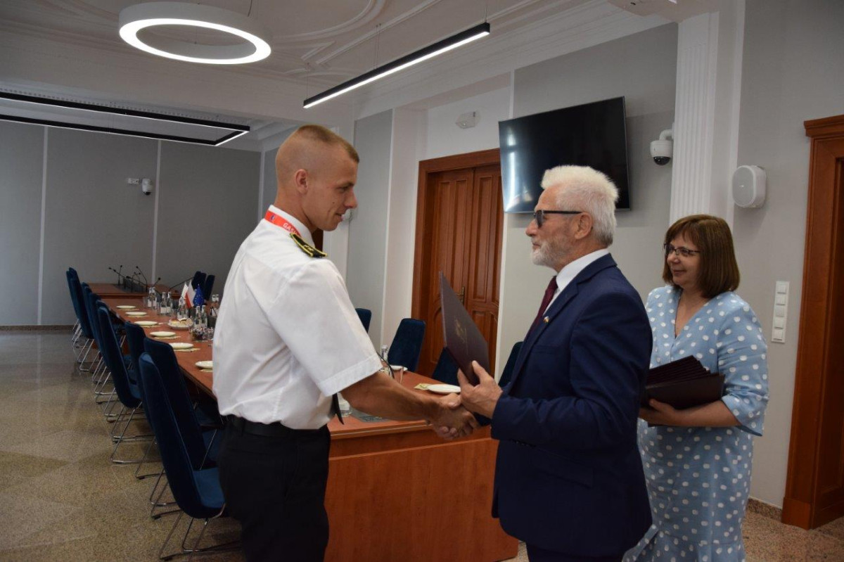 Gratulacje dla strażaków za srebrny medal na olimpiadzie