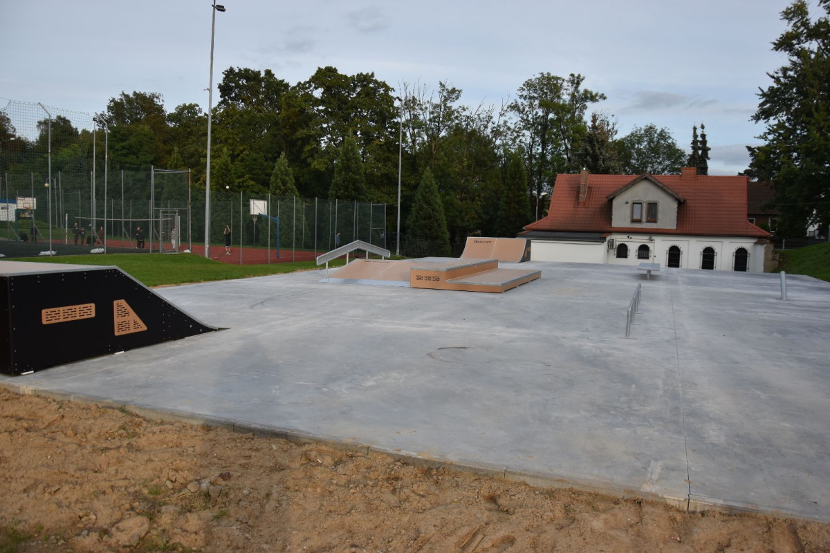 Skatepark w Śmiglu na ukończeniu [ZDJĘCIA]