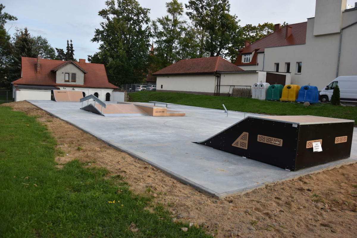 Skatepark w Śmiglu na ukończeniu [ZDJĘCIA]