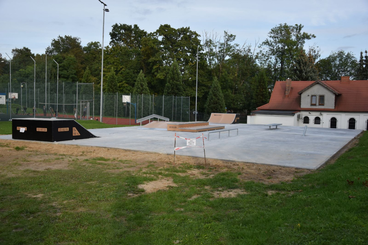 Skatepark w Śmiglu na ukończeniu [ZDJĘCIA]
