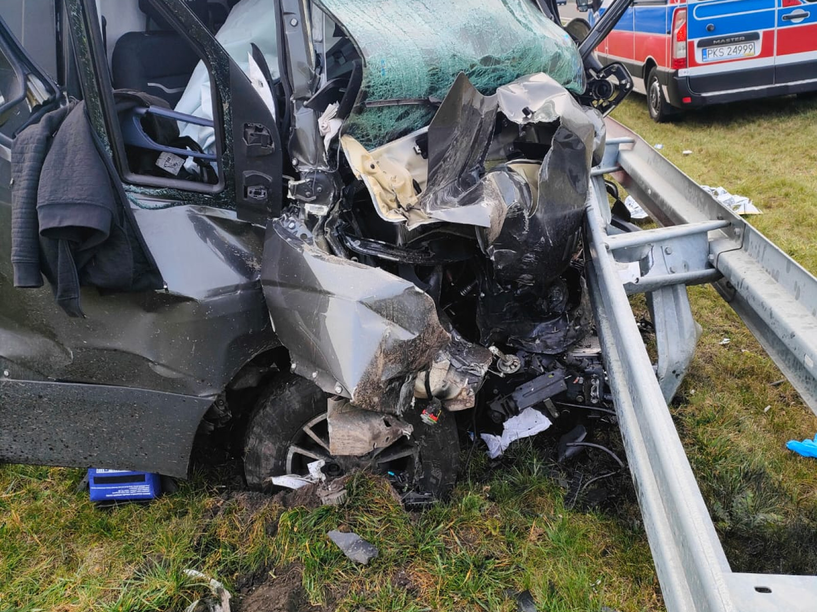 Śmiertelny wpadek na S5 za Kościanem [ZDJĘCIA]