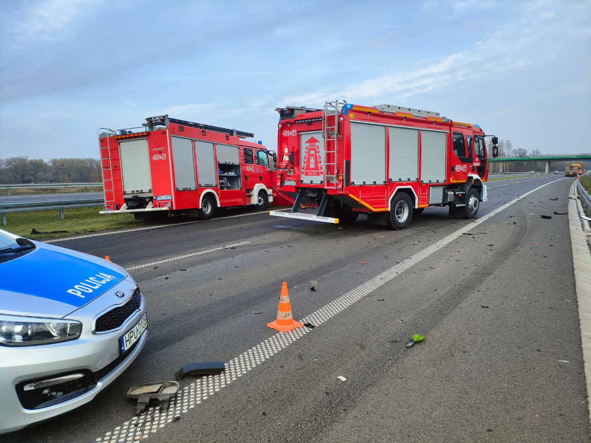 Śmiertelny wpadek na S5 za Kościanem [ZDJĘCIA]