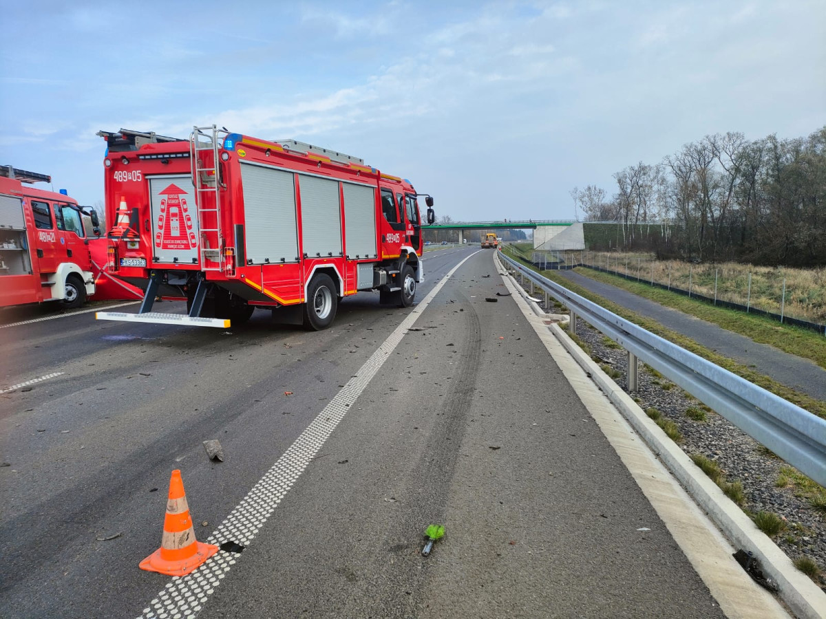 Śmiertelny wpadek na S5 za Kościanem [ZDJĘCIA]