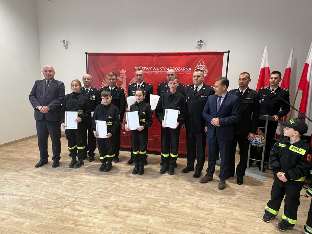 Promesy dla Młodzieżowych Drużyn Pożarniczych [ZDJĘCIA]