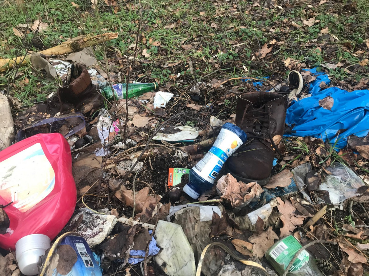 Śmieci wciąż pojawiają się w lasach [ZDJĘCIA]