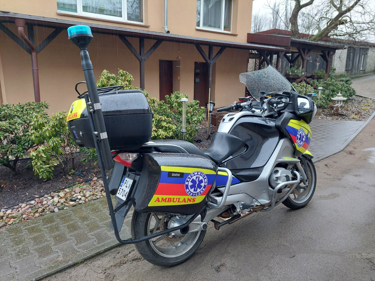 Ratownik ma nowy motoambulans